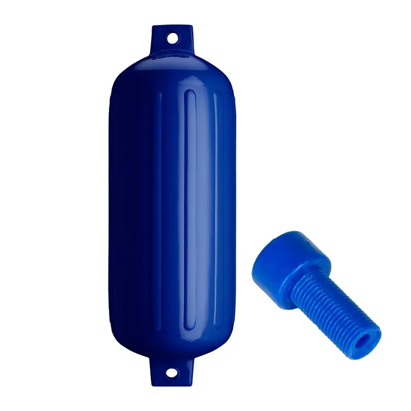 Polyform G-6 Twin Eye Dock Fender With Air Adapter – Cobalt Blue, 11" X 30" 1
