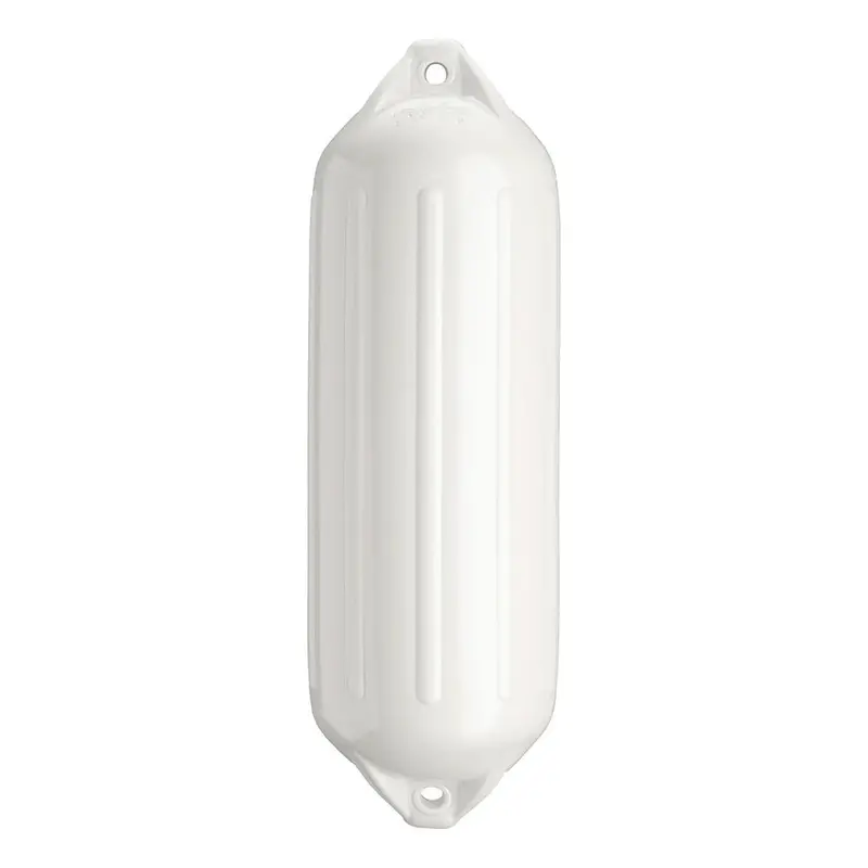 Polyform Nf-5 Heavy-Duty Twin-Eye Mooring Buoy – 8.9" X 26.8", White [Nf-5 White] 1