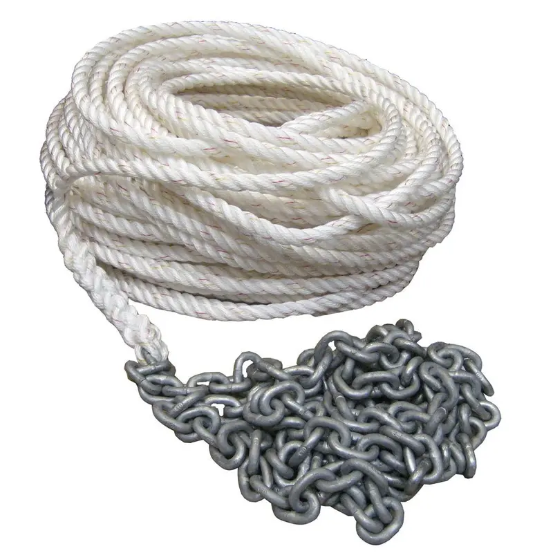 Powerwinch Rode Assembly – 250 Feet Of 5/8-Inch Rope + 20 Feet Of 5/16-Inch Ht Chain, Model P10299 1