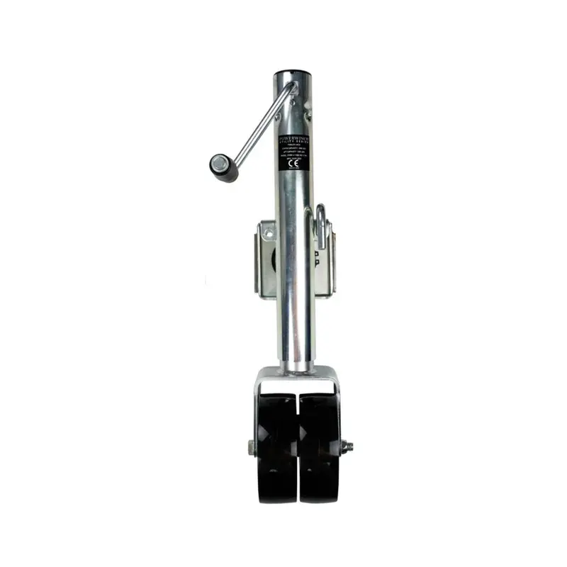 Powerwinch Utility Series 1500 Lb Bolt-On Double-Wheel Jack – Zinc-Coated [21500-J-1500-B2-Z-R] 1