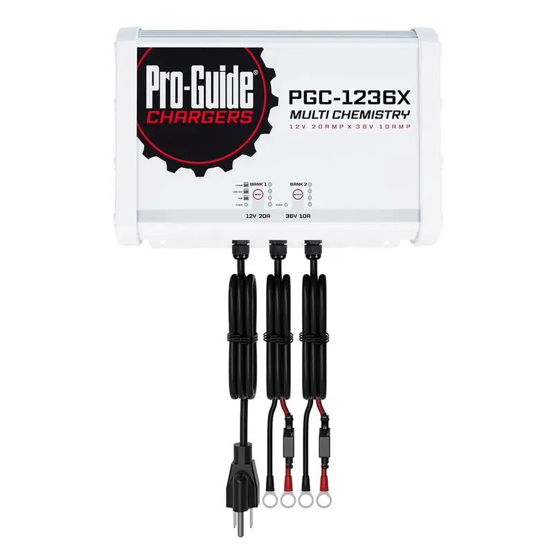 Pro-Guide Dual-Bank Onboard Battery Charger – 12V + 36V, 30-Amp Total [Pgc-1236X] 1