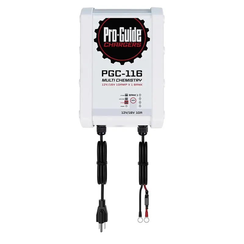 Pro-Guide Single-Bank 12–16V Onboard Battery Charger – 10-Amp Output [Pgc-116] 1