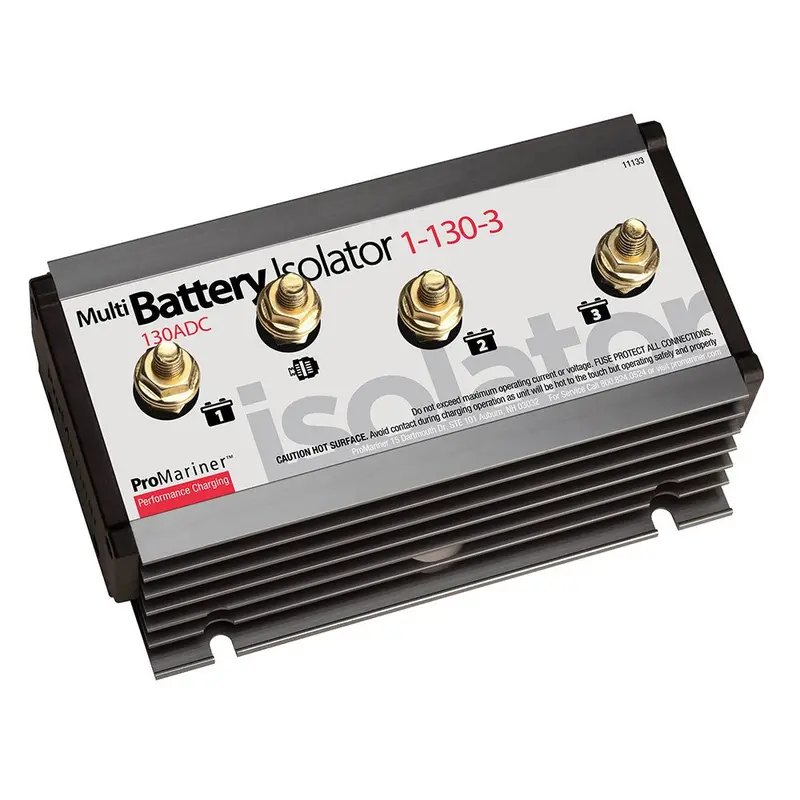 Promariner 130A Single-Alternator Battery Isolator – Three-Battery Setup (Model 11133) 1