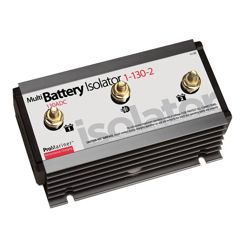 Promariner 130A Single-Alternator Battery Isolator – Two-Battery Configuration (Model 11132) 1