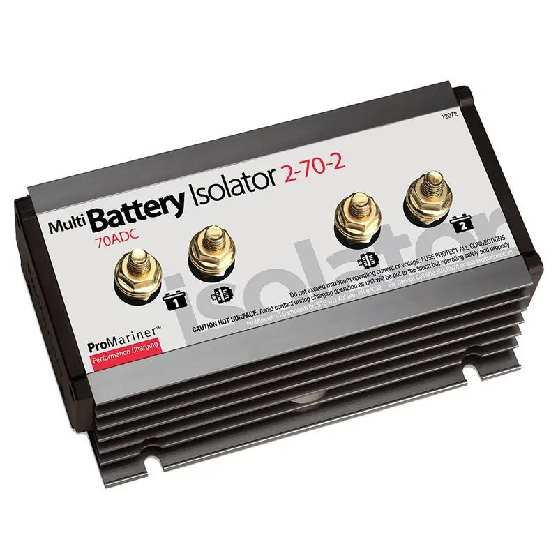 Promariner 70A Dual-Alternator Battery Isolator – Two-Battery Setup (Model 12072) 1