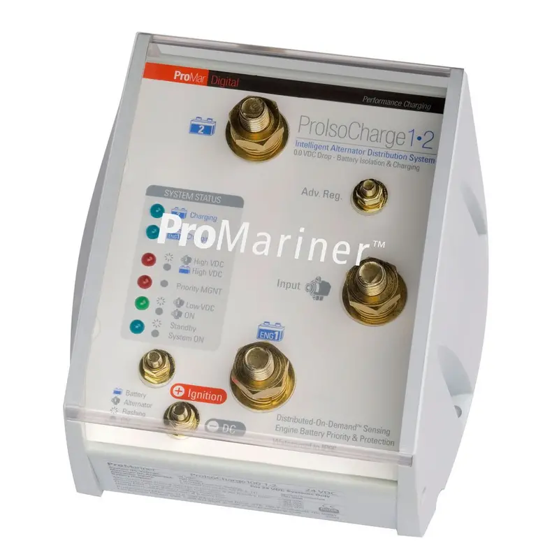 Promariner Proisocharge 180A Battery Isolator – Single Alternator, Two-Bank Configuration 1