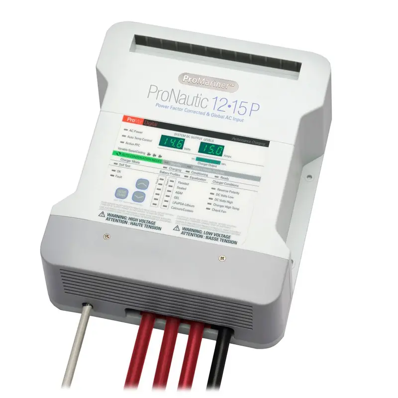 Promariner Pronautic 1215P 12V 15A Tri-Bank Marine Battery Charger 1