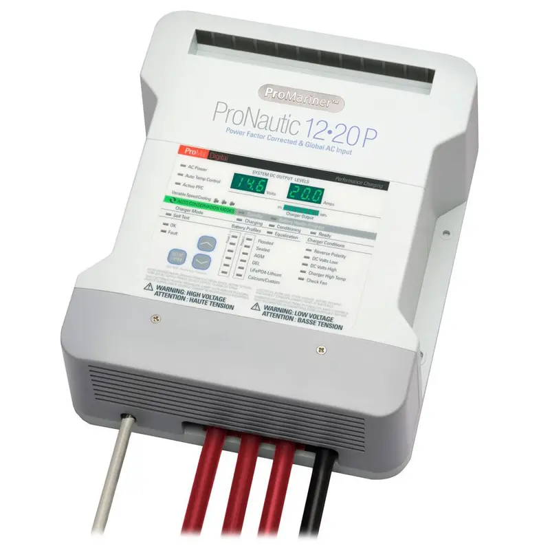 Promariner Pronautic 1220P 12V 20A Tri-Bank Marine Battery Charger 1