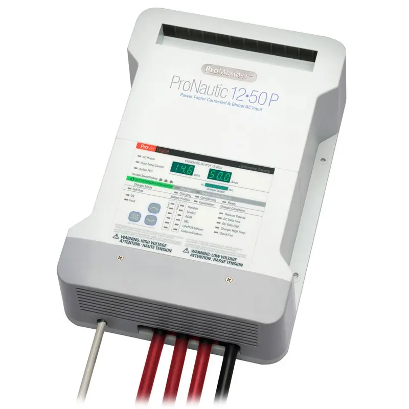 Promariner Pronautic 1250P 12V 50A Tri-Bank Marine Battery Charger 1