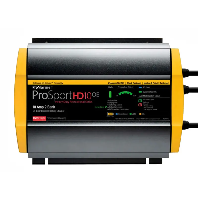 Promariner Prosporthd 10 Gen 4 – 10-Amp 2-Bank Marine Battery Charger 1