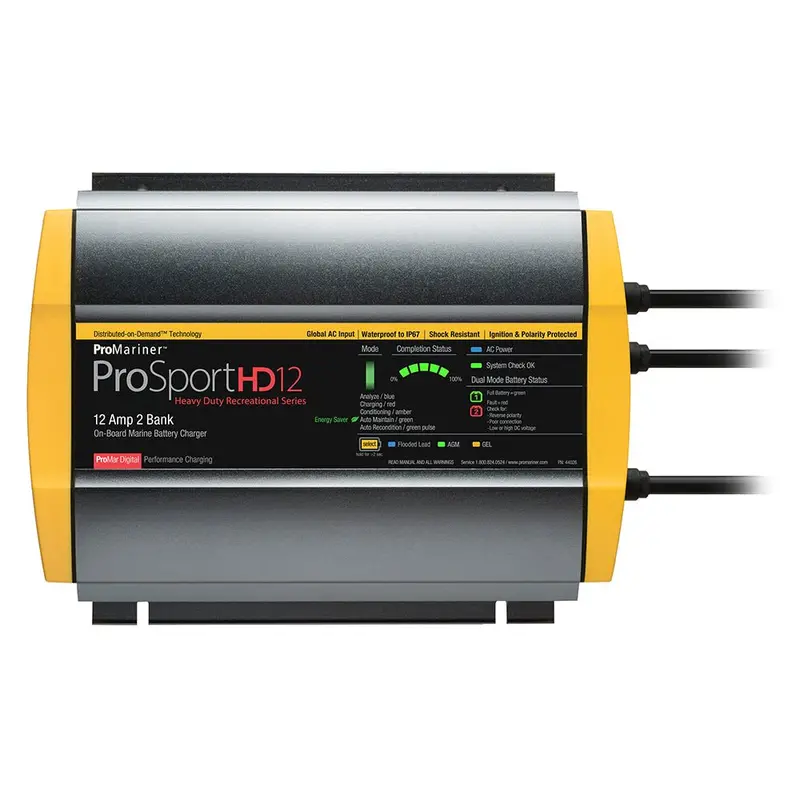 Promariner Prosporthd 12 Gen 4 – 12A Dual-Bank Global Battery Charger (44026) 1