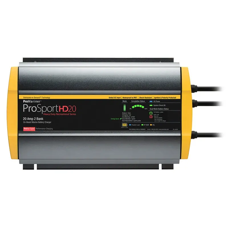 Promariner Prosporthd 20 Gen 4 – 20A Dual-Bank Global Battery Charger (44028) 1