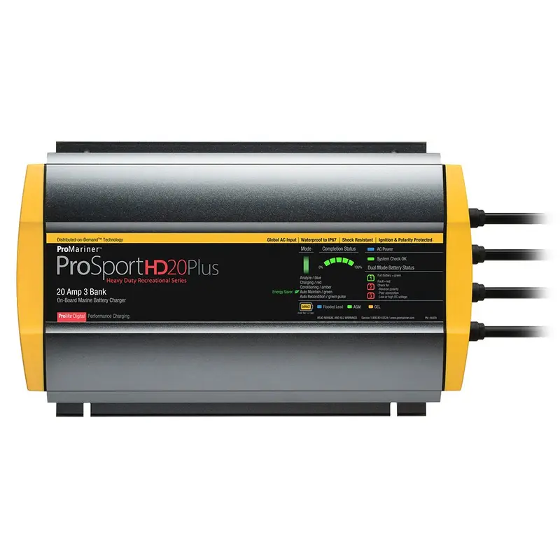 Promariner Prosporthd 20 Plus Gen 4 – 20A 3-Bank Global Battery Charger (44029) 1
