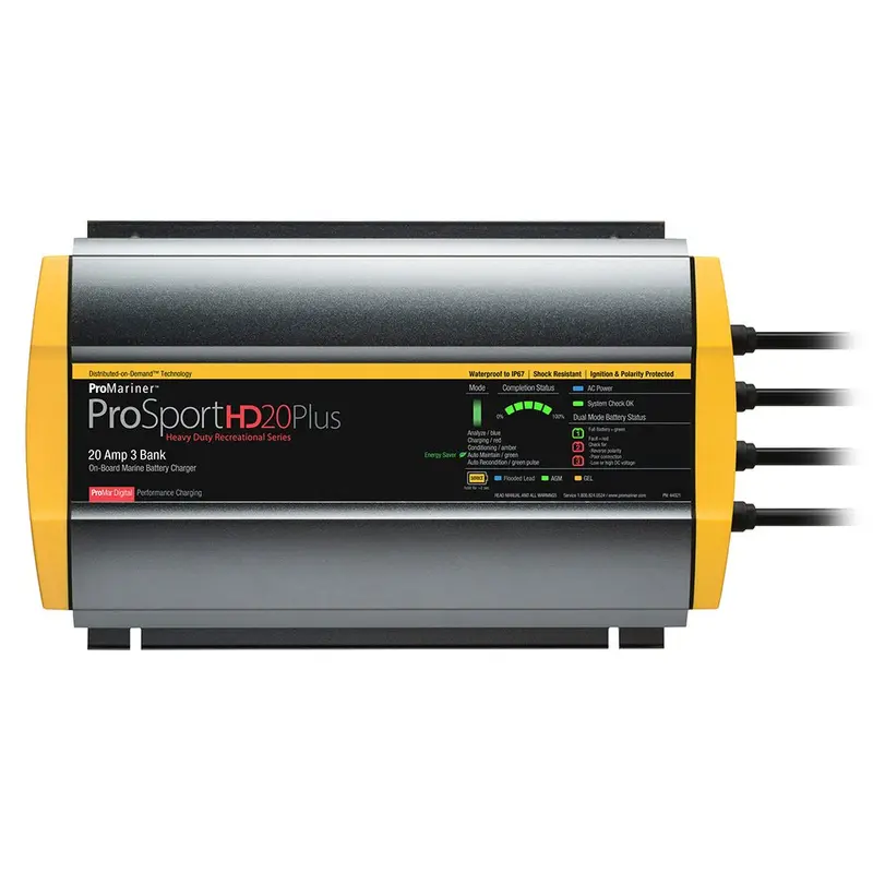 Promariner Prosporthd 20 Plus Gen 4 – 20A Triple-Bank Battery Charger (44021) 1