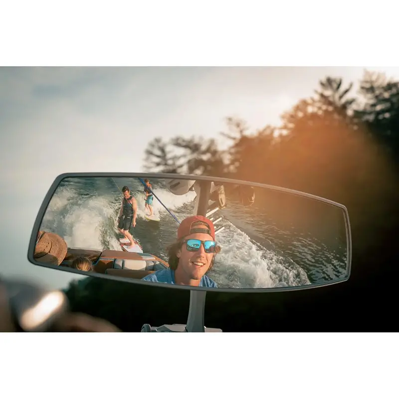 Ptm Watersports Vr-140 Elite Wide-Angle Rearview Mirror – 6×20”, 140° Field Of View, Grey Frame 2