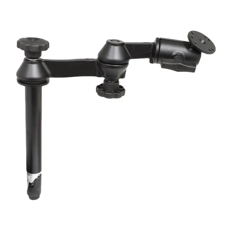Ram 8-Inch Male-Only Tele-Pole Double-Swing Arm For Rigid Positioning 1