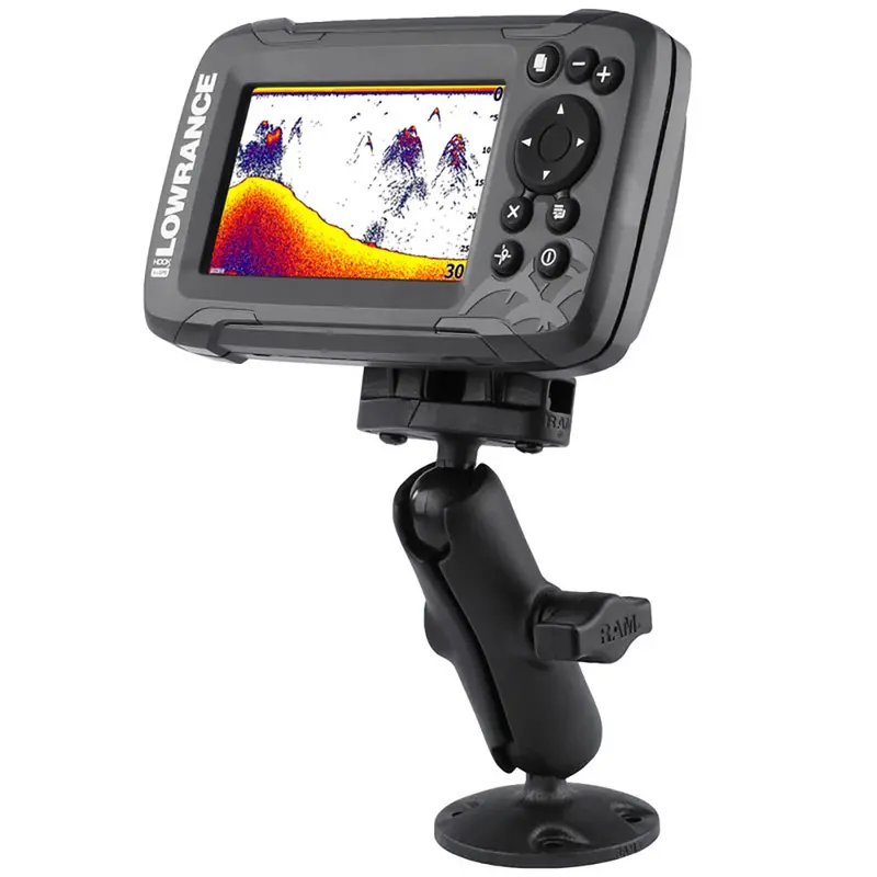 Ram B-Size Composite Fishfinder Mount For Lowrance Hook2 – 1" Ball 2