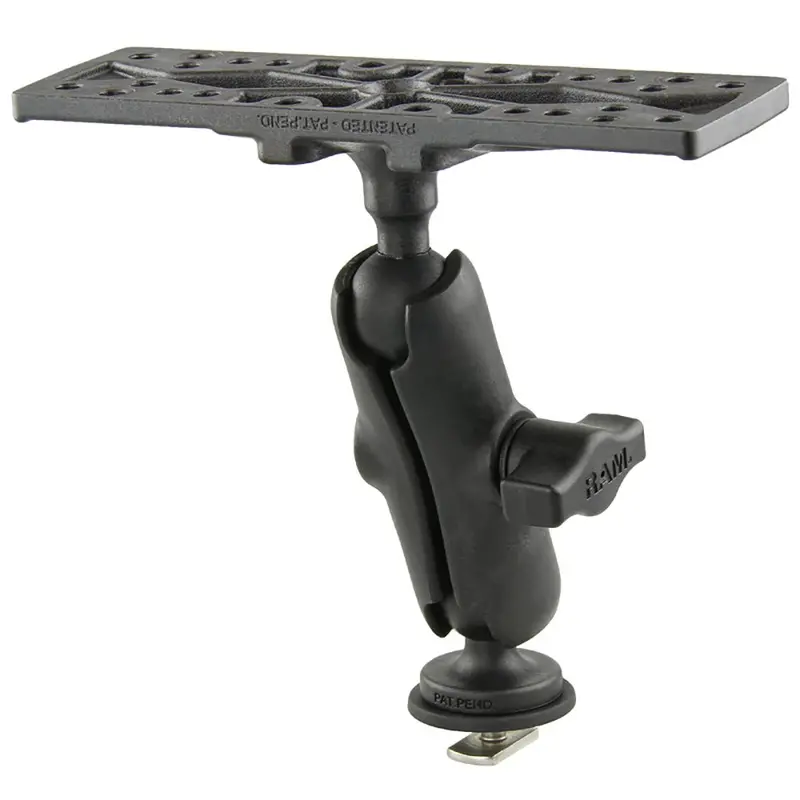 Ram Composite Track Ball Mount With 6.25" X 2" Rectangular Plate 1