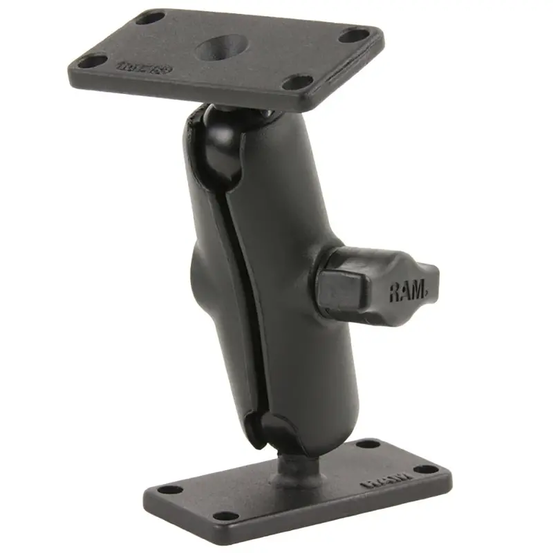 Ram Double Ball Mount With Dual 1.5" × 3" Mounting Plates – Modular Setup (Ram-B-102U-153) 1