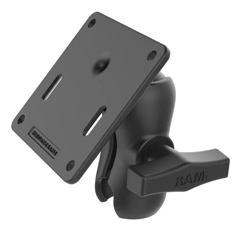 Ram Double Socket Arm With 75×75Mm Vesa Plate For Adjustable Display Mounting [Ram-103U-B-2461] 1