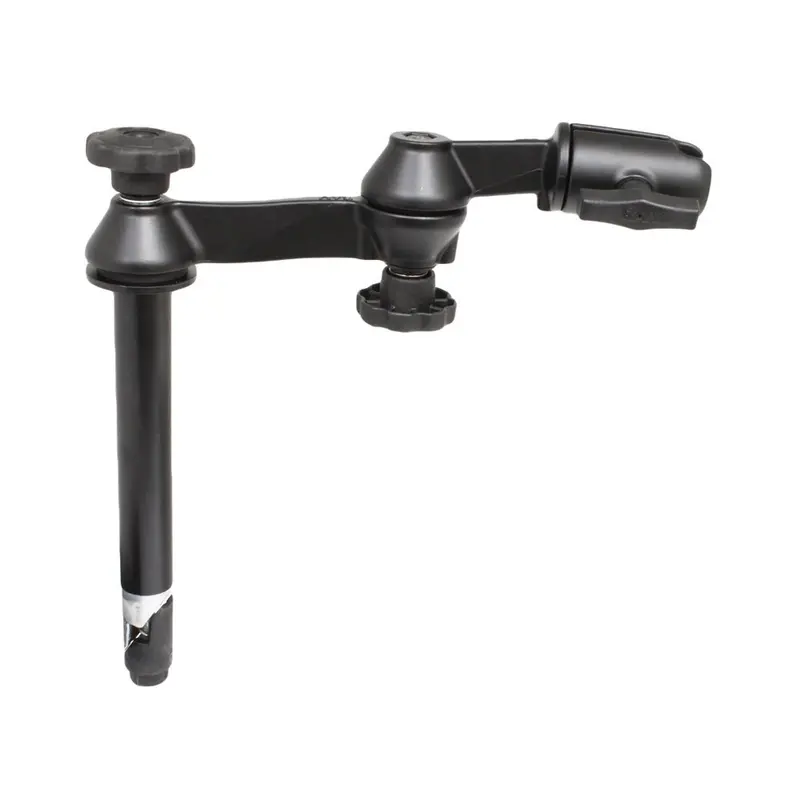 Ram Double-Swing Arm With 8-Inch Male Tele-Pole And Zero-Ball Base Design 1