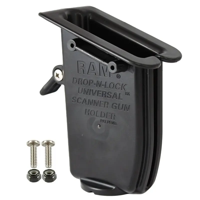 Ram Drop-N-Lock Scanner Gun Holder With Quick-Release Mechanism 1