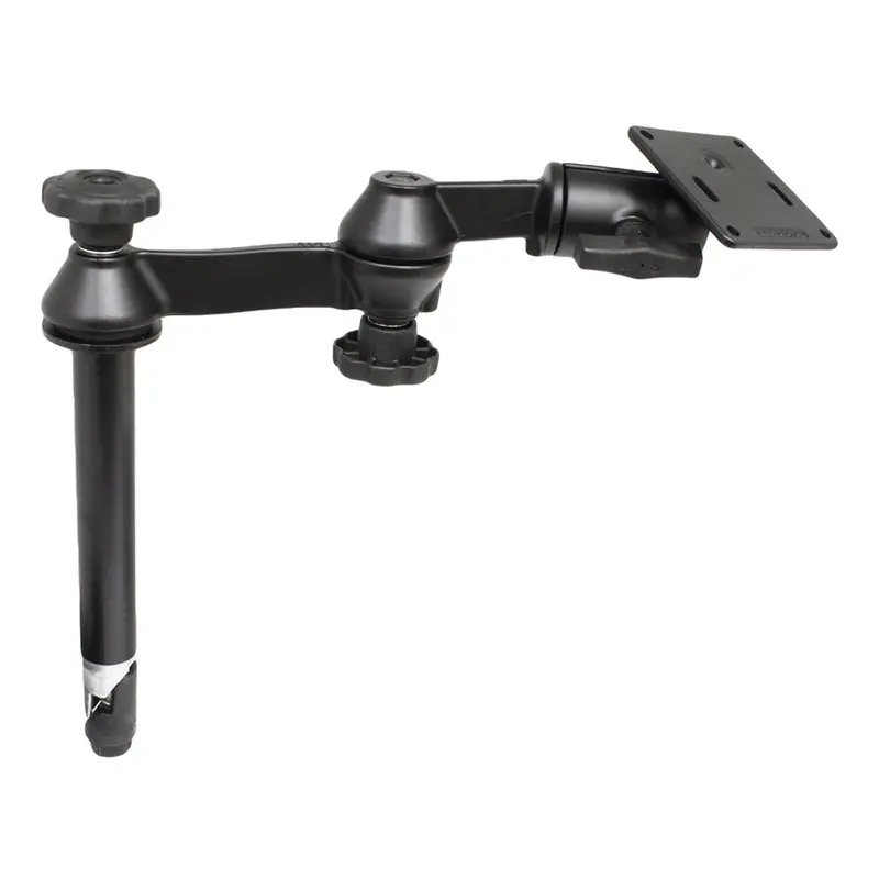 Ram Mount 8-Inch Vertical Pole With Dual Swing Arms And 75×75Mm Vesa Plate [Ram-Vp-Sw1-8-2461] 1