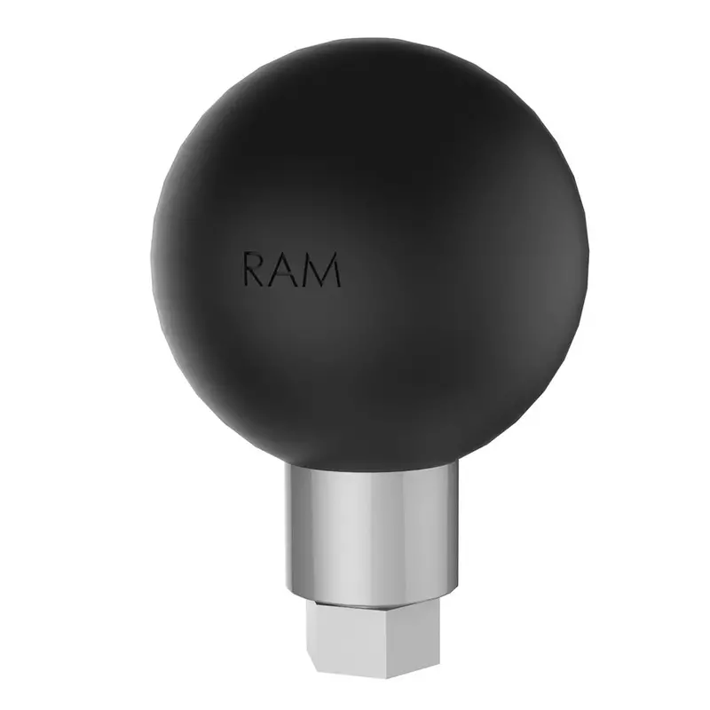 Ram Mount C-Size Ball Adapter – Features 1/4"-20 Threaded Hole And Hex Post For Secure Mounting (Model Ram-337U) 1