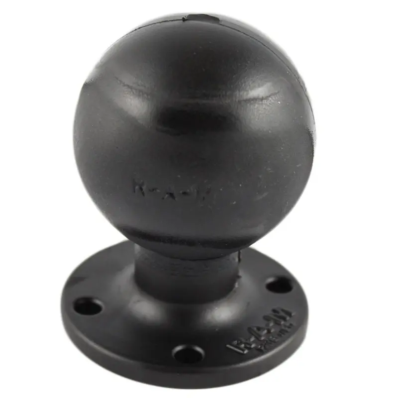 Ram Mount D-Size 2.25" Ball Mount On Round Plate With Amps Hole Pattern – Model Ram-D-254U 1