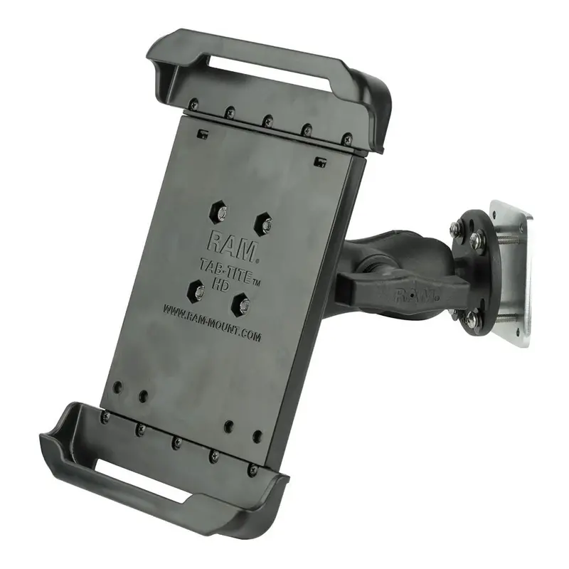 Ram Mount Dashboard Tablet Holder With Backing Plate – Designed For 7″–8″ Tablets In Cases [Ram-101B2-Tab23U] 1