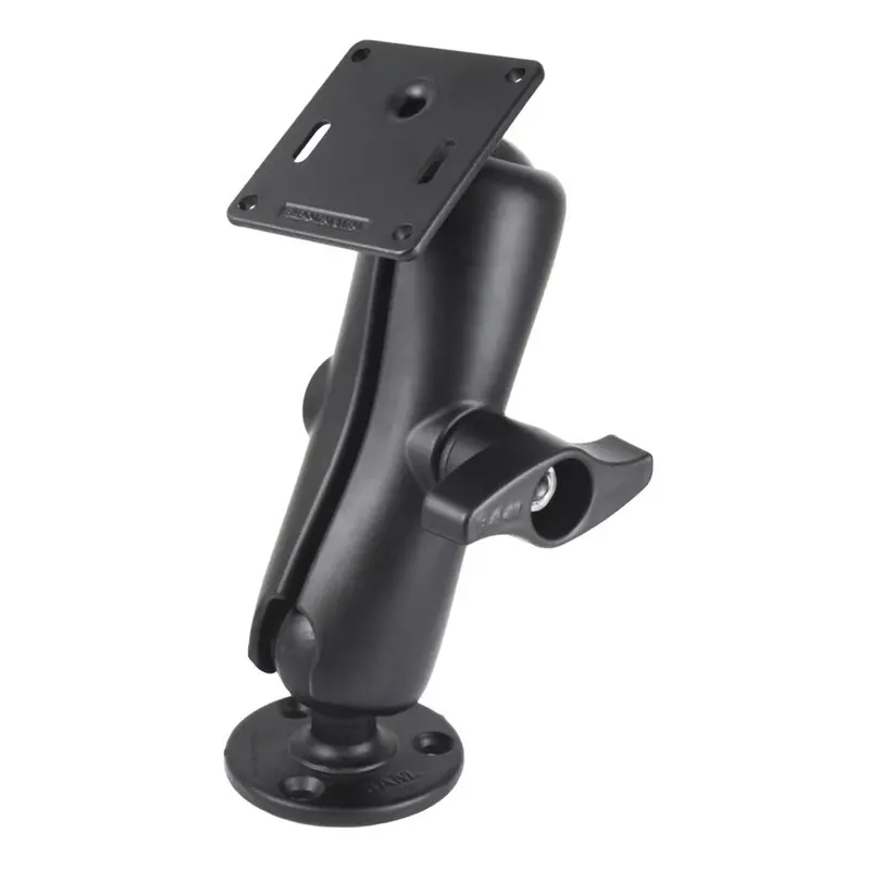 Ram Mount Double Ball Adjustable Arm With 75×75Mm Vesa Plate And Jam Nut – Medium Size 1