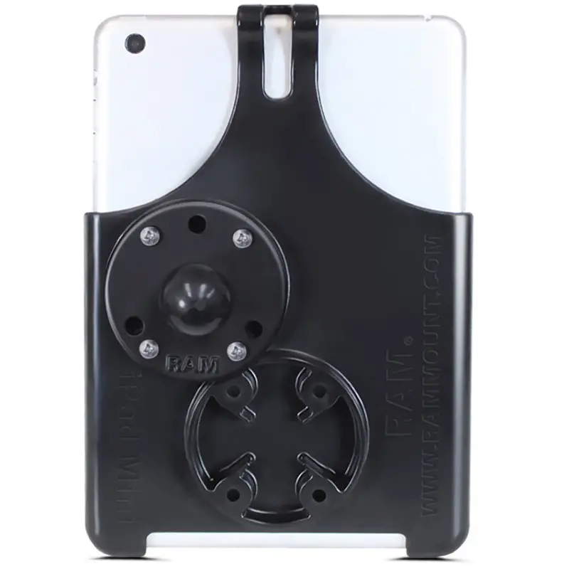 Ram Mount Ez-Rollr Cradle For Apple Ipad Mini (1St–3Rd Gen) With Ball Adapter 1