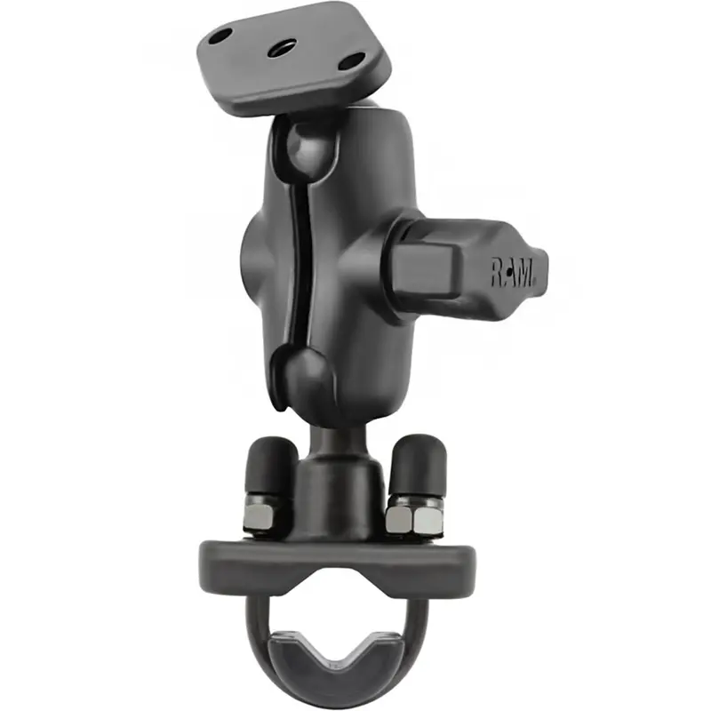 Ram Mount Handlebar Rail Mount With Compact Diamond-Style Arm 1