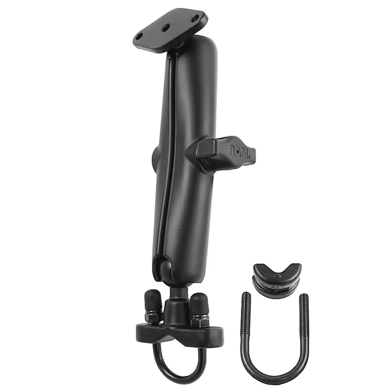 Ram Mount Handlebar Rail Mount With Extended Diamond-Style Arm 1