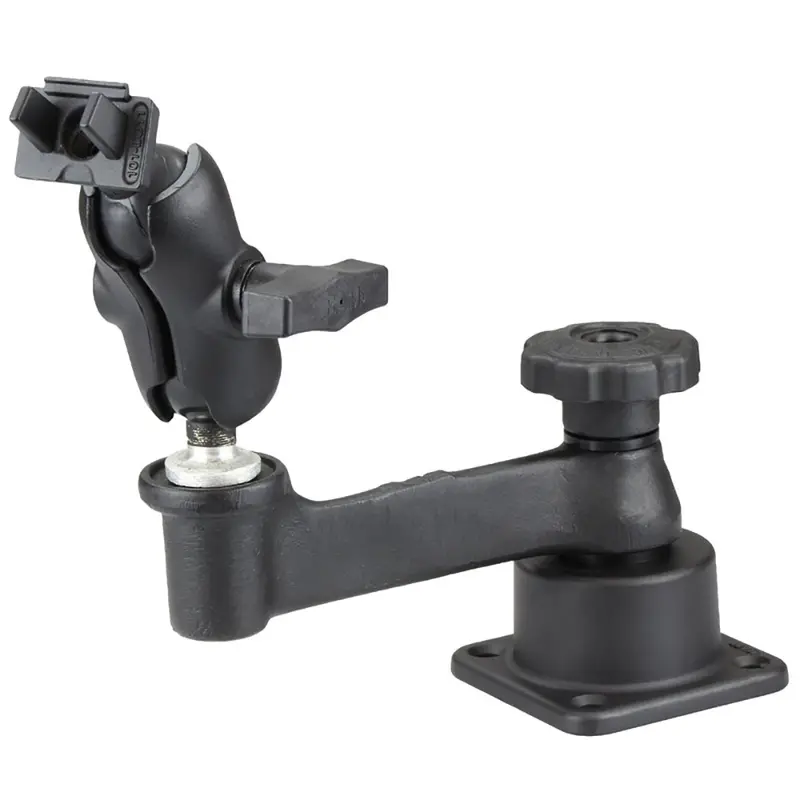 Ram Mount Horizontal Swing Arm Mount For Lowrance Elite-5 Series [Ram-109H-2B-B-Lo11] 1