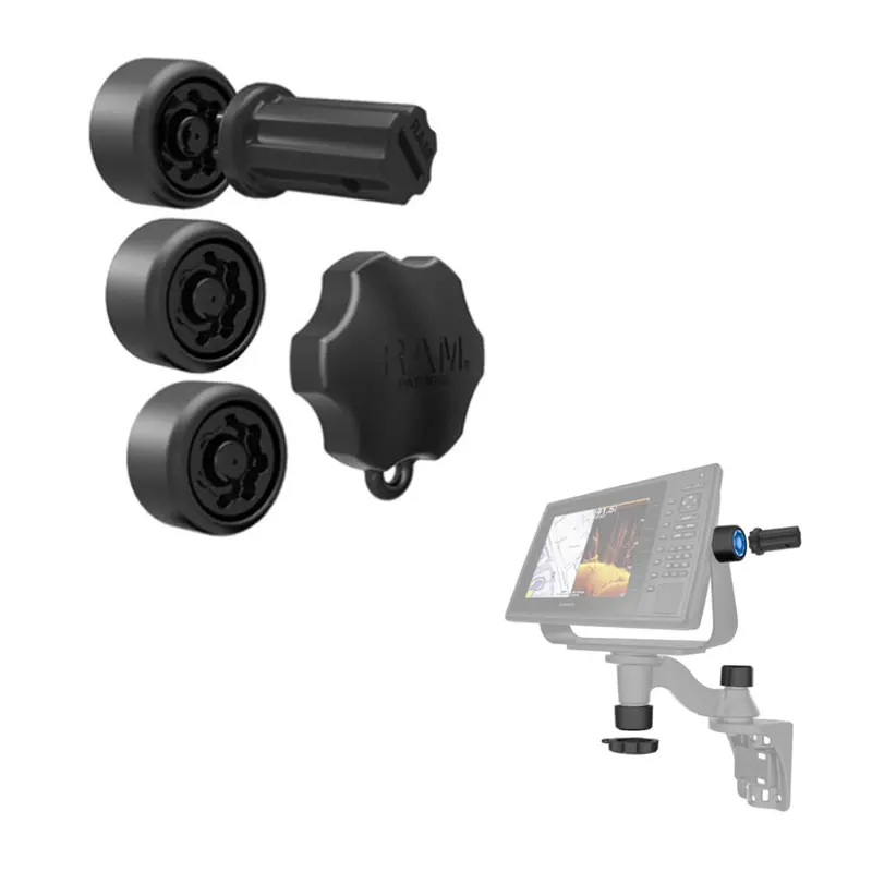 Ram Mount Pin-Lock Security Kit For Single Swing Arm And Gimbal Bracket – Rap-S-Knobg-109U 1
