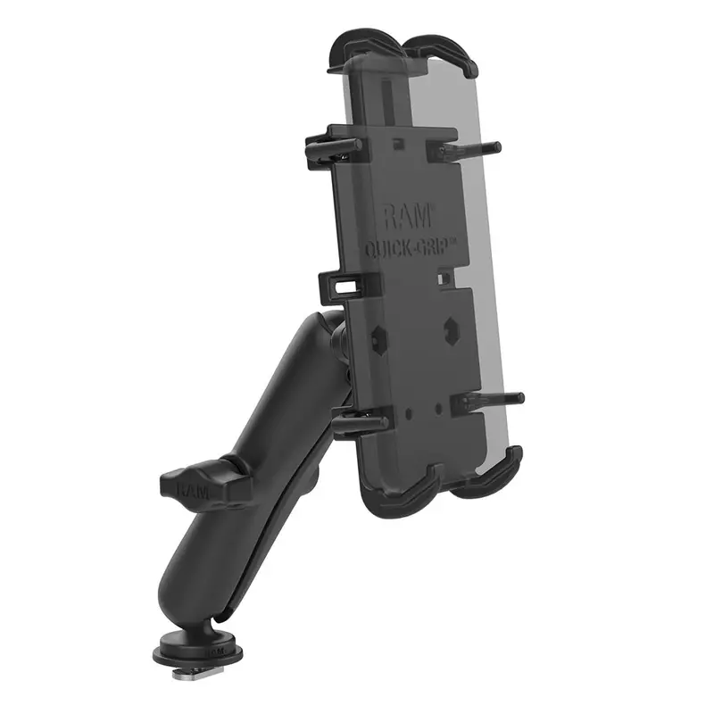 Ram Mount Quick-Grip Xl Phone Mount – Heavy-Duty Track Ball Base With Extended Reach [Ram-Hol-Pd4-C-354-Tra1U] 1