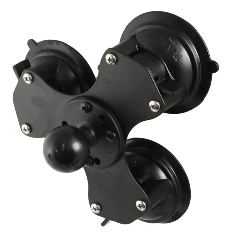 Ram Mount Triple Suction Cup Base With 1.5" Ball – Model Ram-224-3U 1