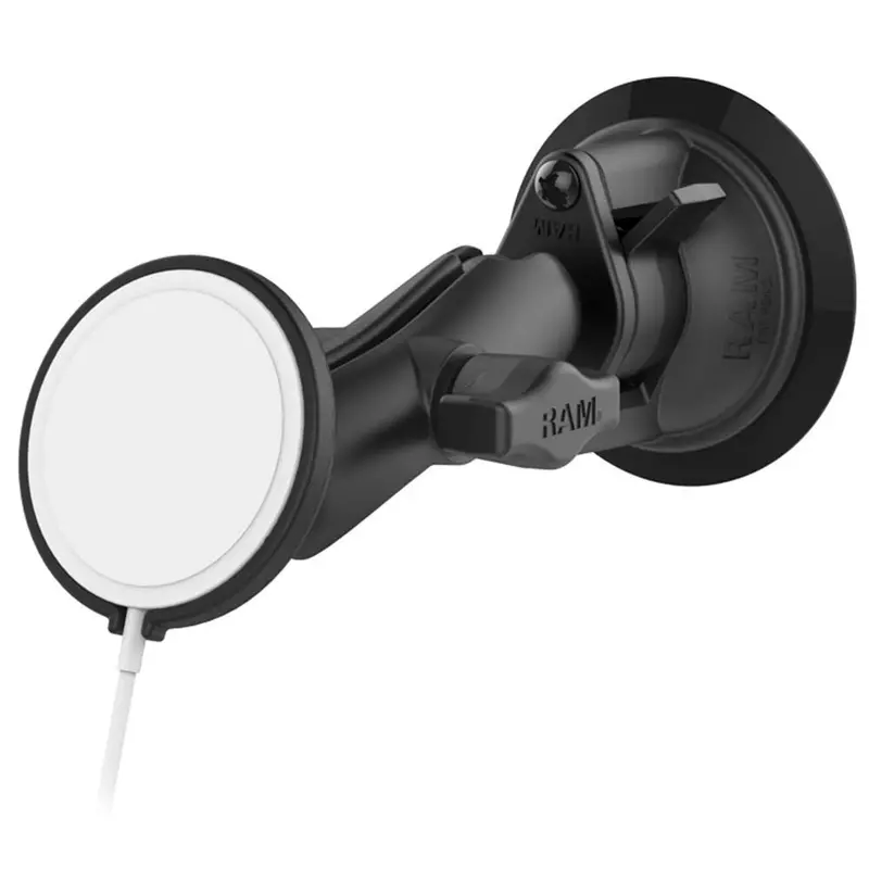 Ram Mount Twist-Lock Suction Cup Mount Designed For Apple Magsafe (Model Ram-B-166-Ap-Magu) 1