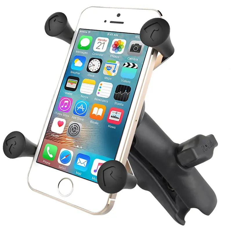 Ram Mount Universal X-Grip Smartphone Cradle With Double Socket Arm 2