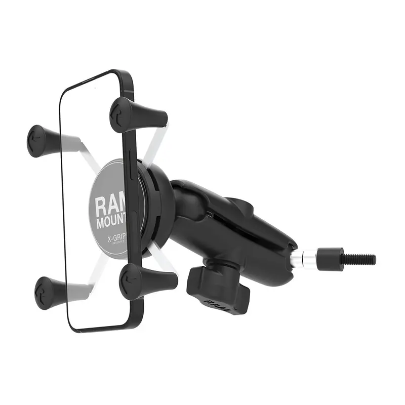 Ram Mount X-Grip Smartphone Holder With Grab Handle And M6 Bolt Base 1