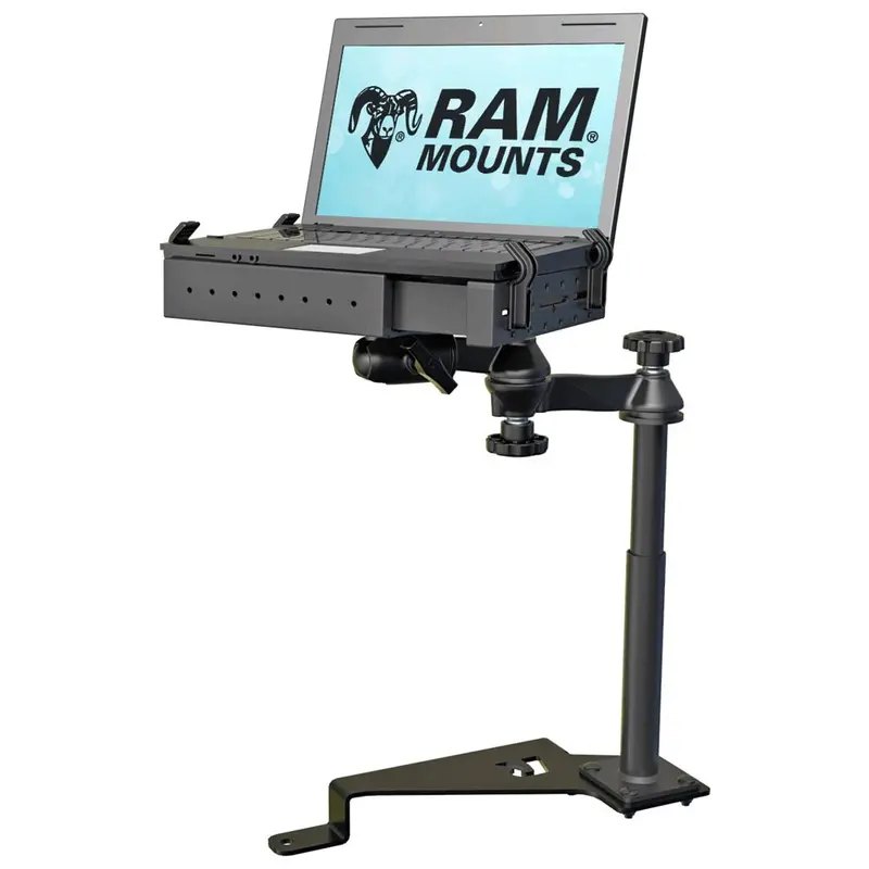 Ram No-Drill Laptop Mounting System For Ford F-Series (2017–2020) And Compatible Vehicles 1