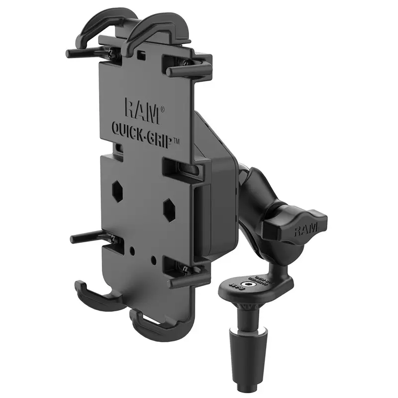 Ram Quick-Grip Xl Phone Holder With Vibe-Safe Short Fork Stem Mount [Ram-B-176-A-Pd4-462] 1