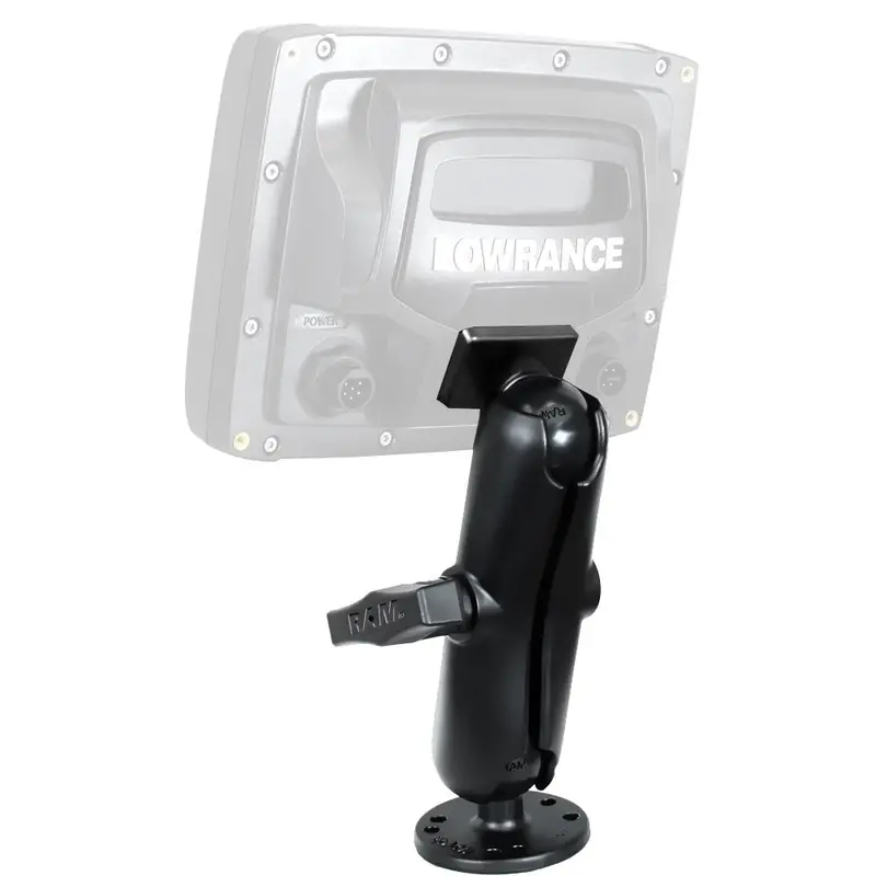 Ram Quick-Release Mount Compatible With Lowrance Mark And Elite 5 Models [Ram-101-Lo11] 1