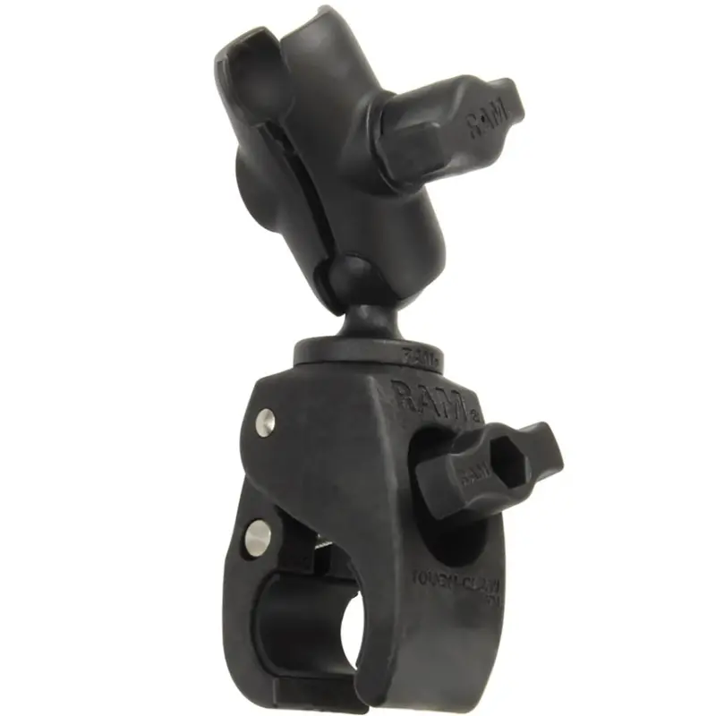 Ram Small Tough-Claw Clamp Mount With Double Socket Arm And 1" Ball [Ram-B-400-201-Au] 1