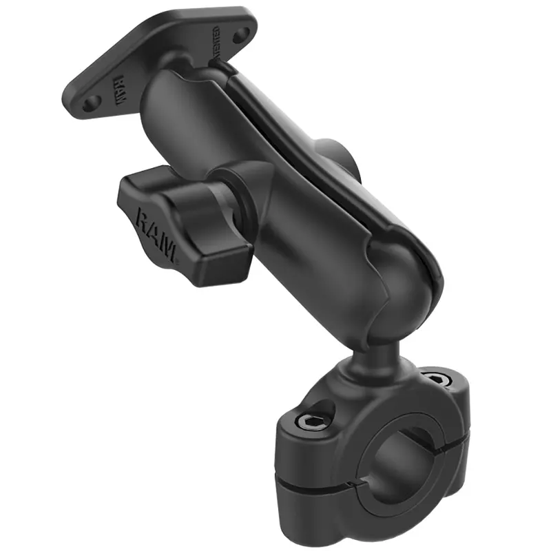 Ram Torque Handlebar Mount: 3/4"–1" Rail, 1" Ball, Medium Arm + Diamond Ball Base 1
