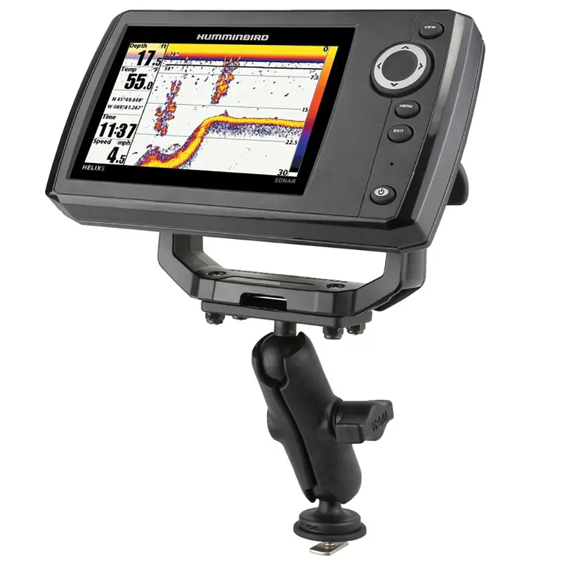 Ram Track Ball Mount With 1.5" X 3" Plate — Designed For Humminbird Helix 5 Fishfinders 2