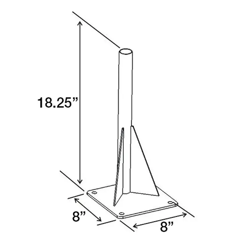 Ram Universal Drill-Mount Laptop Base Only [Ram-Vbd-122] 2