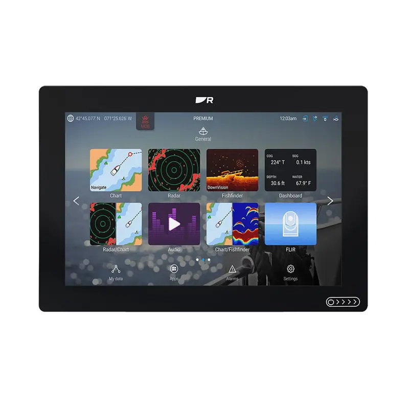 Raymarine Axiom 2 12-Inch Multifunction Display With Preloaded Lighthouse North America Charts [E70724-00-102] 1