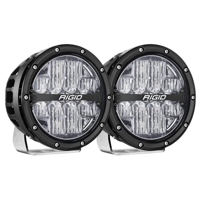 Rigid 360-Series Rgbw 6" Off-Road Driving Beam Lamps – Twin Set With Rgbw Backlight Pods [36411] 1